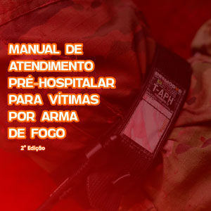 Capa Manual de atendimento pré-hospitalar para vítimas por arma de fogo