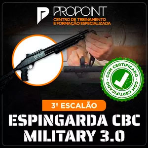 Curso Propoint - Espingarda CBC - Limpeza e manutenção terceiro escalão.
