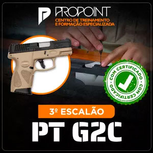 Curso Propoint - PT TAURUS G2C- limpeza e manutenção terceiro escalão